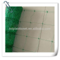 Plastic bi-oriented garden plant support trellis net supporting fruit climbing net